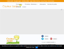 Tablet Screenshot of couleurjardin.com